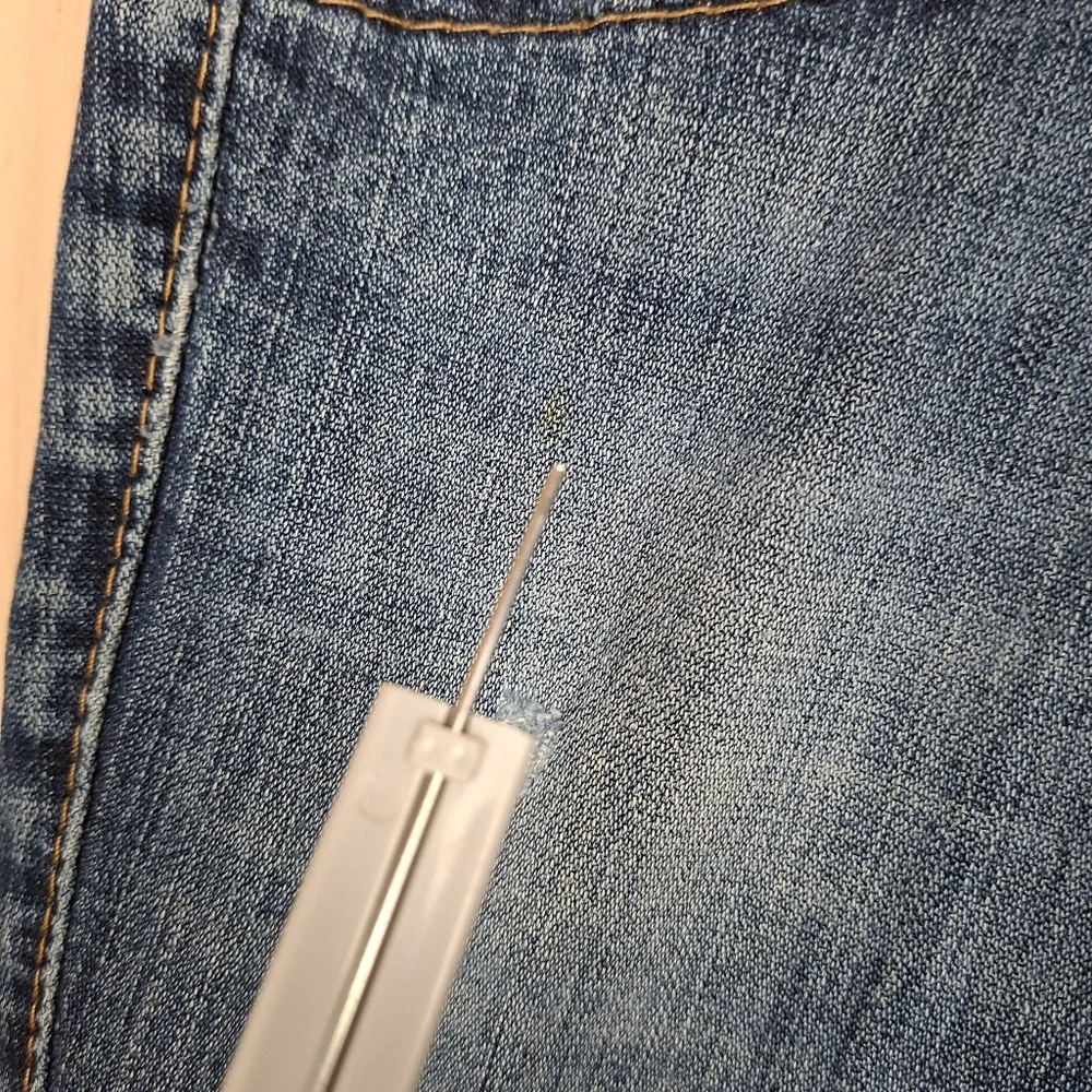 Vintage True Religion Women's Joey Twist Seam Flare Jeans Flap Pocket Sz 28 - Picture 11 of 14